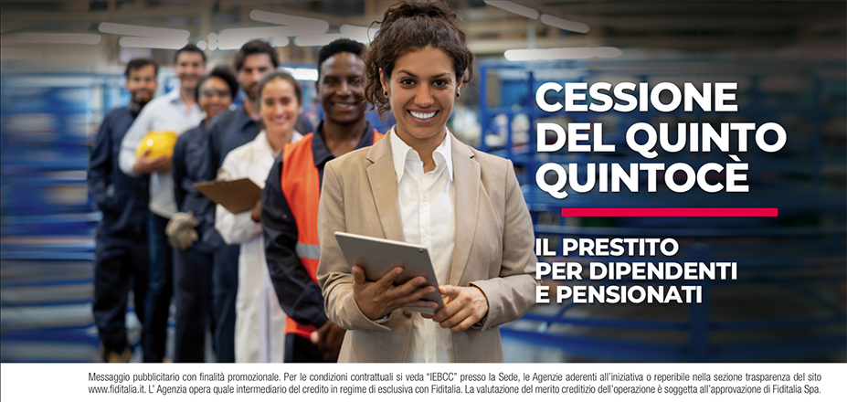 Agenzia Uniservice Global Srl Fiditalia | Lecco, Bergamo, Treviglio, Cernusco sul Naviglio | Banner Quintocè